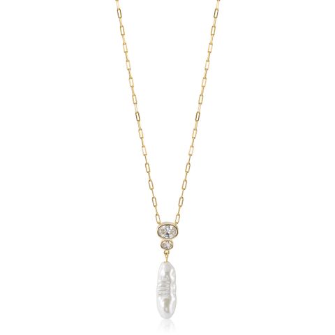 ISADORA Halssmykke 925 Forgylt Sølv