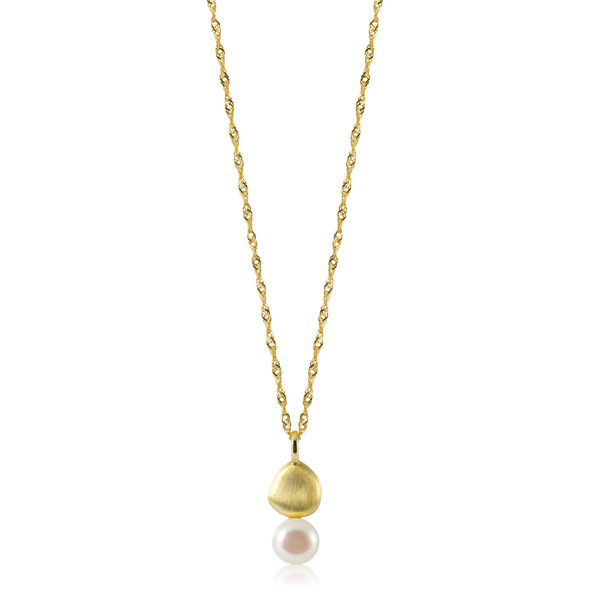 KAMILLA Halssmykke 925 Forgylt Sølv