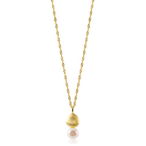 KAMILLA Halssmykke 925 Forgylt Sølv