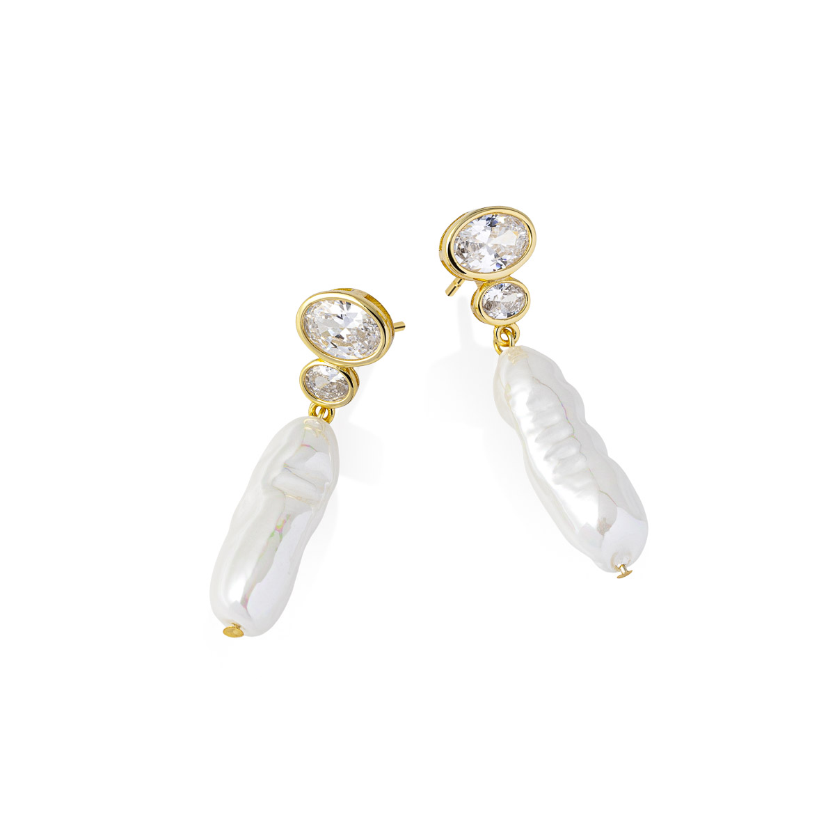 ISADORA Øredobber 925 Forgylt Sølv