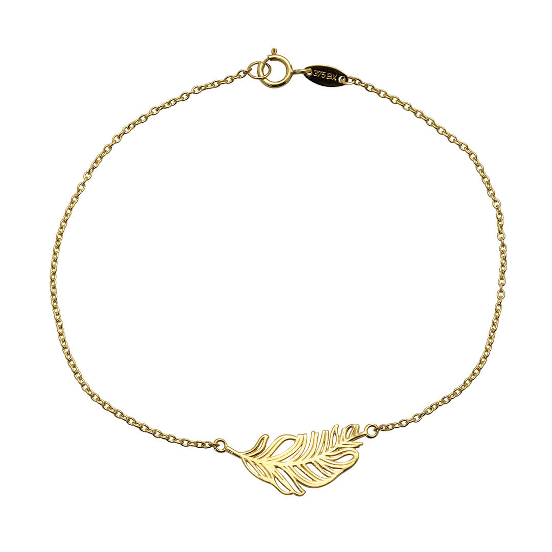 Armbånd i 9kt 375 gult gull