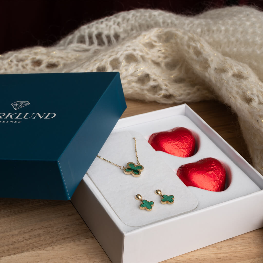 LYKKE Halssmykke 375 Gult Gull