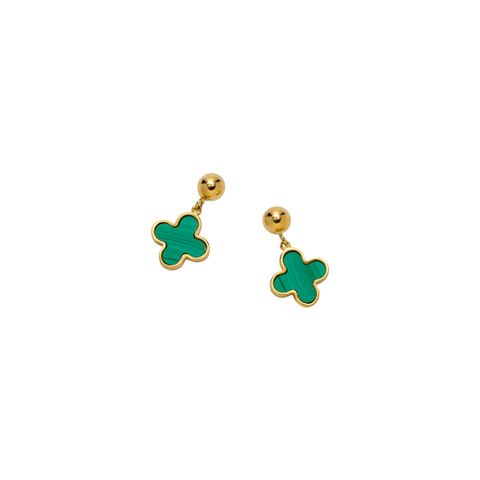 LYKKE Øredobber 375 Gult Gull