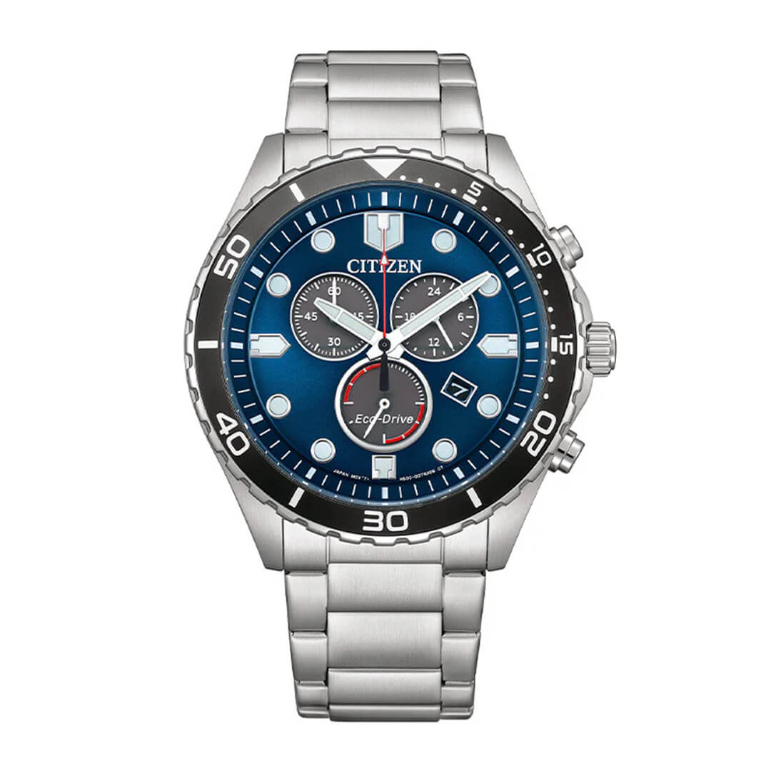 Aqua Eco-Drive Blå 43 mm