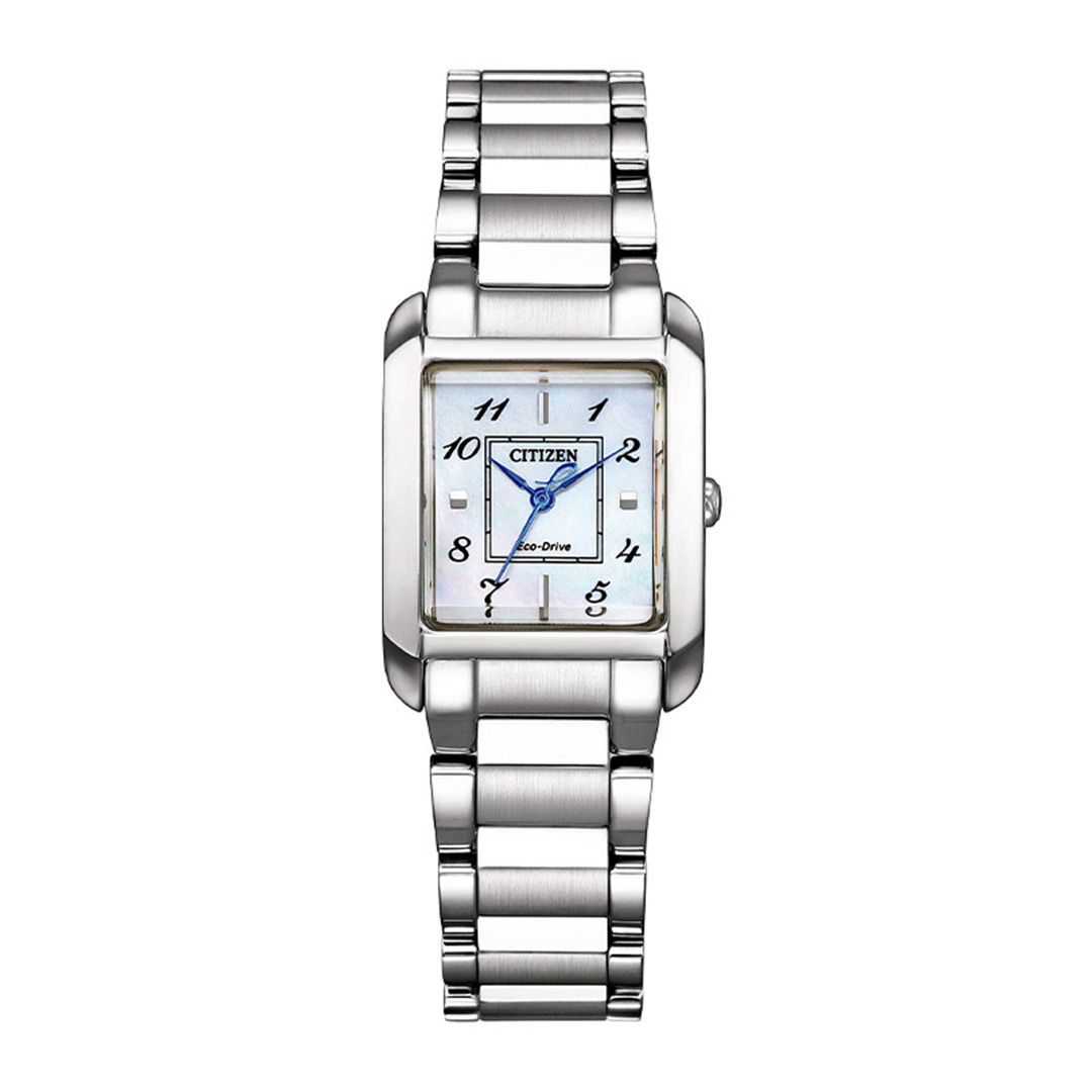 Square Eco-Drive 21 mm Sølv