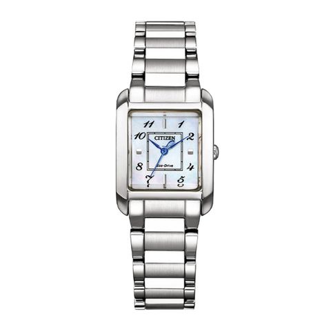 Square Eco-Drive 21 mm Sølv