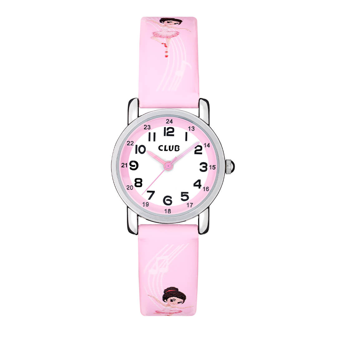 Barneklokke Ballerina Rosa 27 mm