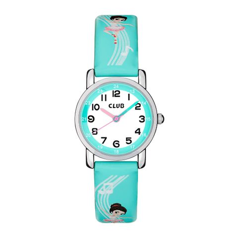 Barneklokke Ballerina Turkis 27 mm