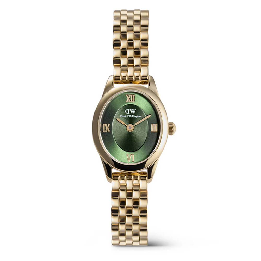 Ophelia Oval Mini 25x22 mm Grønn