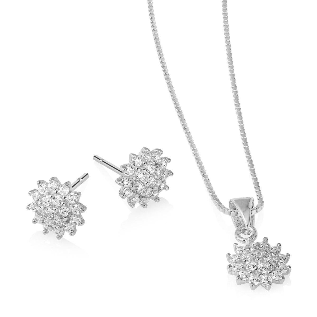 Smykkesett 925 Sølv