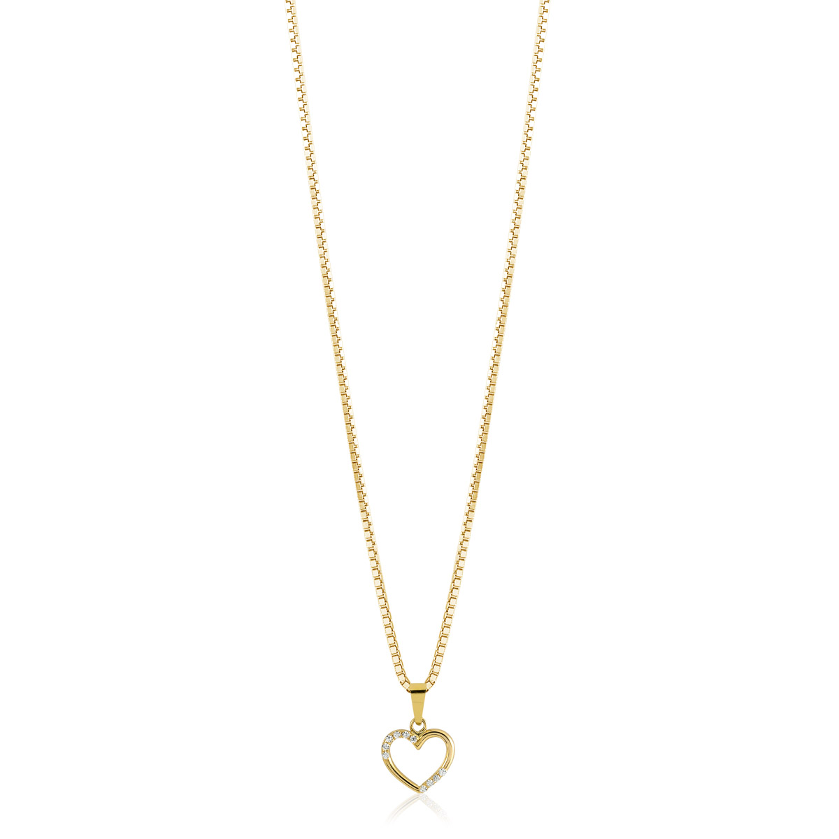 Halssmykke 375 Gult Gull