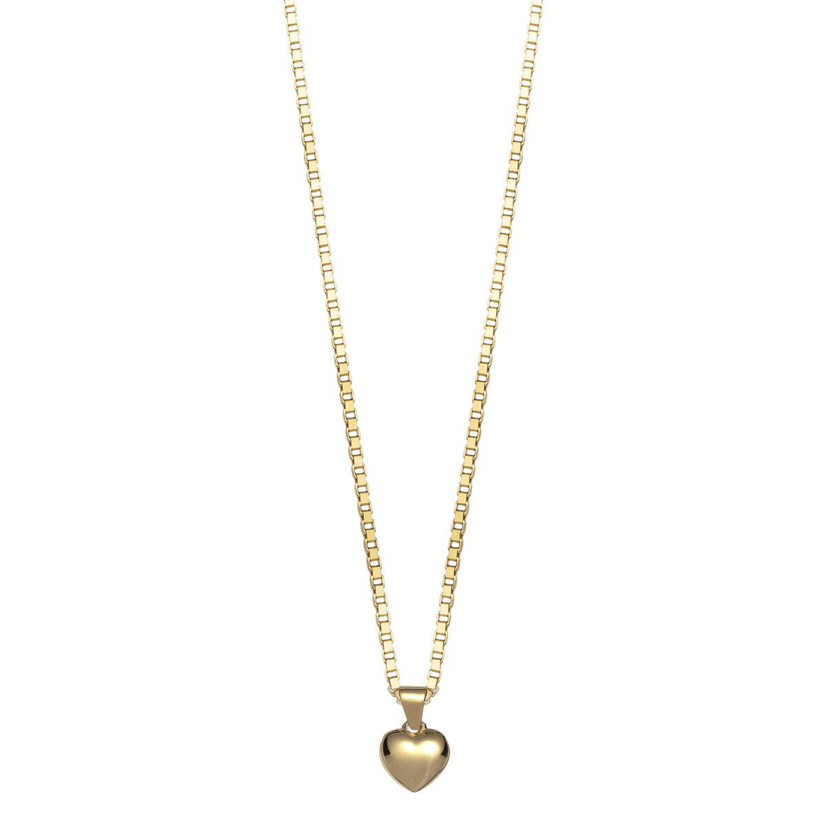 Halssmykke Hjerte 585 Gult Gull
