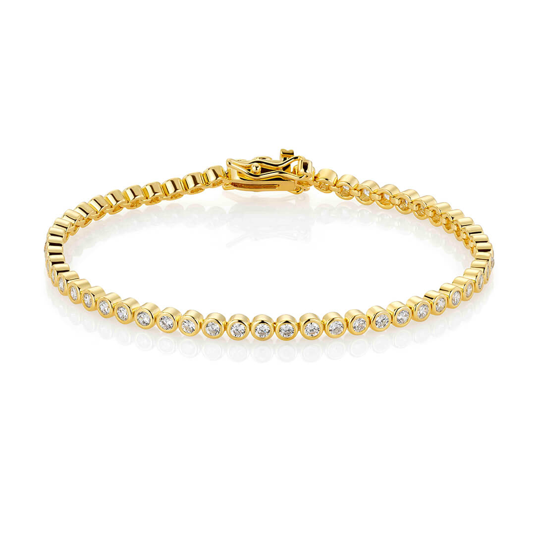 Armbånd 925 Forgylt Sølv