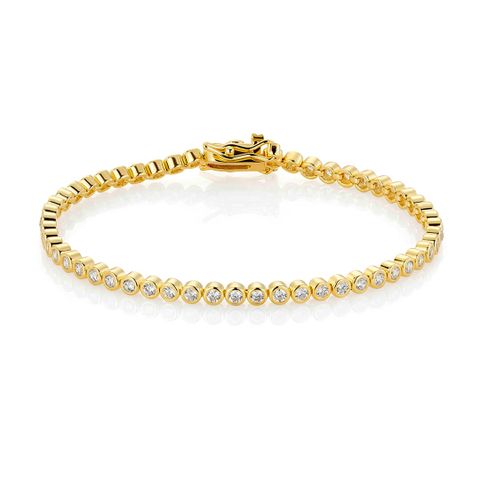 Armbånd 925 Forgylt Sølv