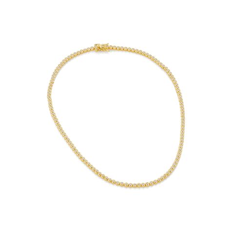 Halskjede 925 Forgylt Sølv