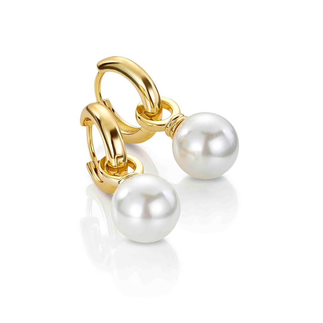 Øreringer 925 Forgylt Sølv