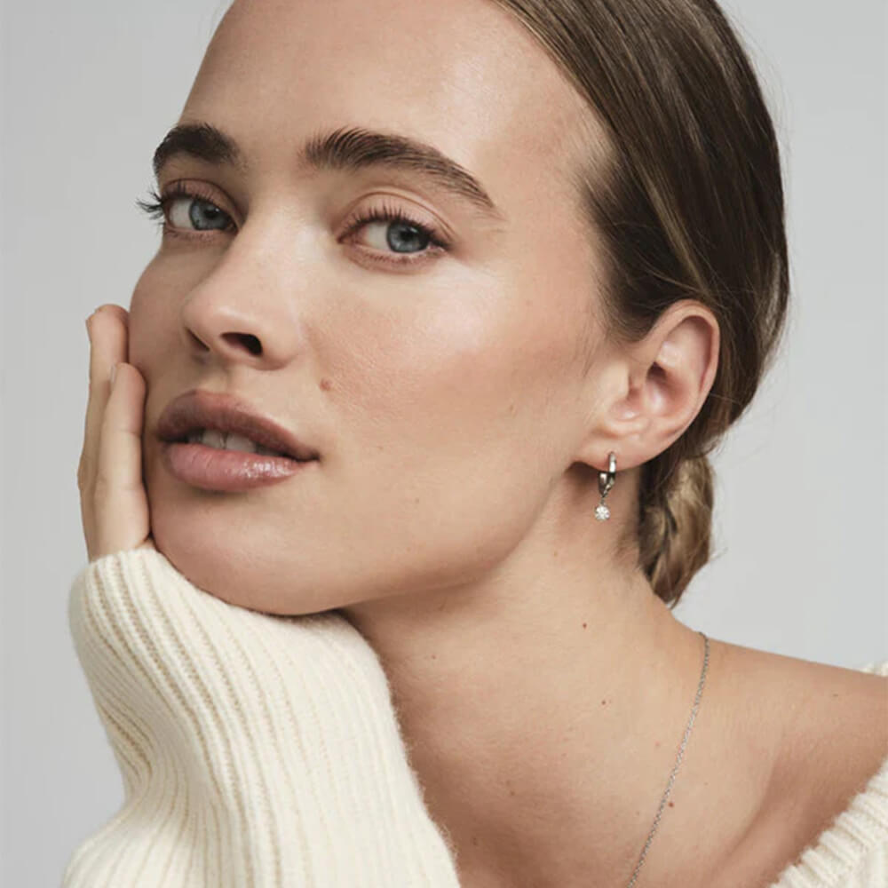 Jolie Øreringer Sølvfarget Stål