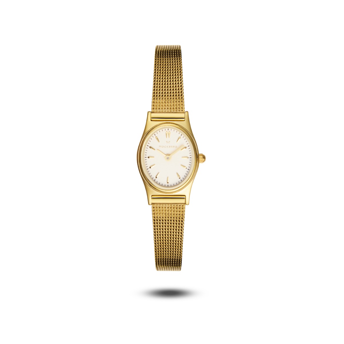 Retro Mesh Gold Watch 19 cm