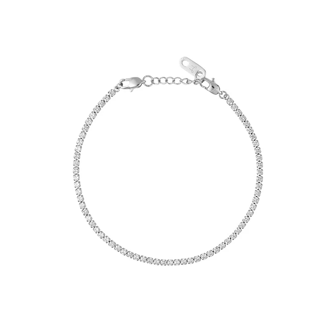 Tennisarmbånd Stål Medium