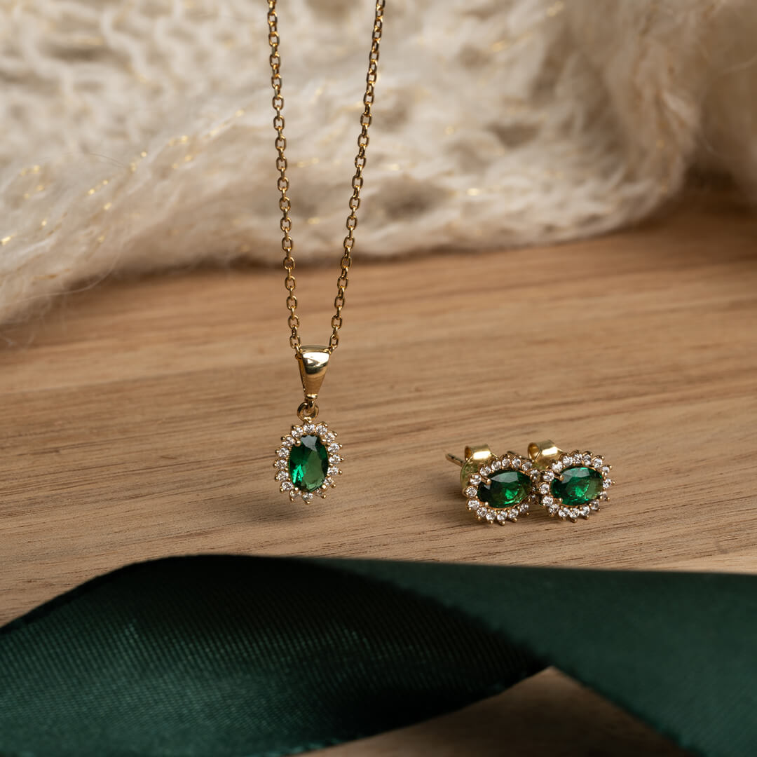 Øredobber 375 Gult Gull