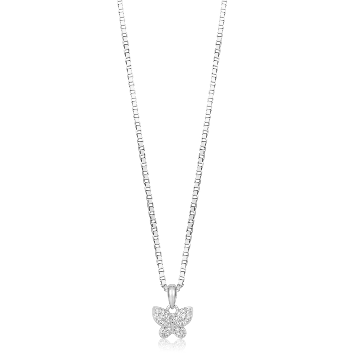 Halssmykke Sommerfugl 925 Sølv