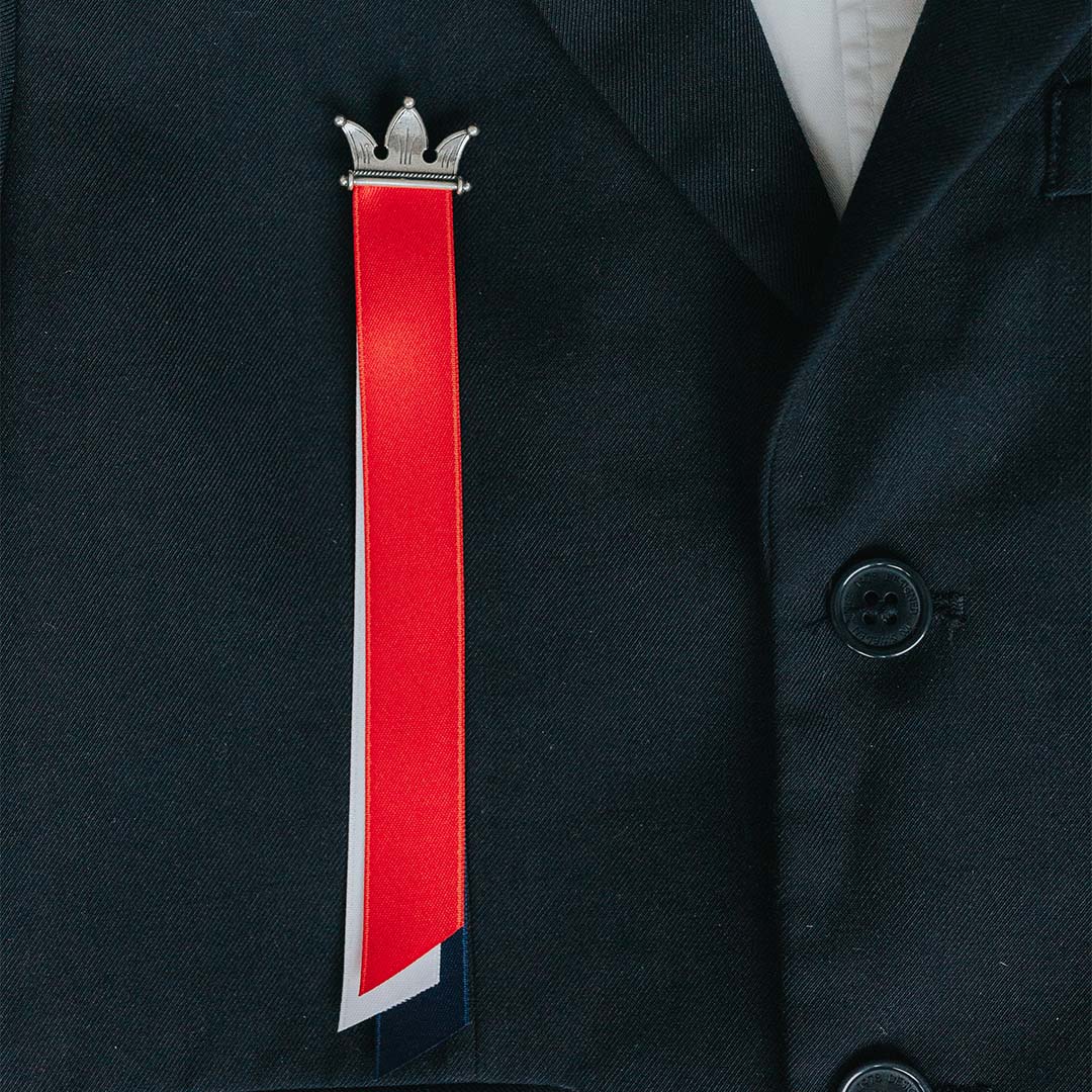 17.mai Sløyfe Barn 830 Oksidert Sølv