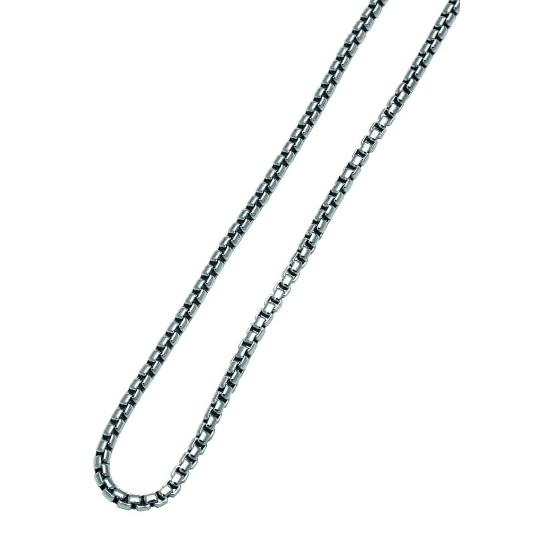 Veneziansk Fasettkjede 925 Sølv 42 cm