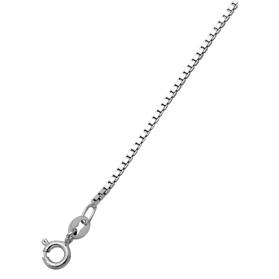 Veneziansk Kjede 925 Rhodinert Sølv 60 cm