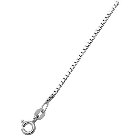 Veneziansk Kjede 925 Rhodinert Sølv 60 cm