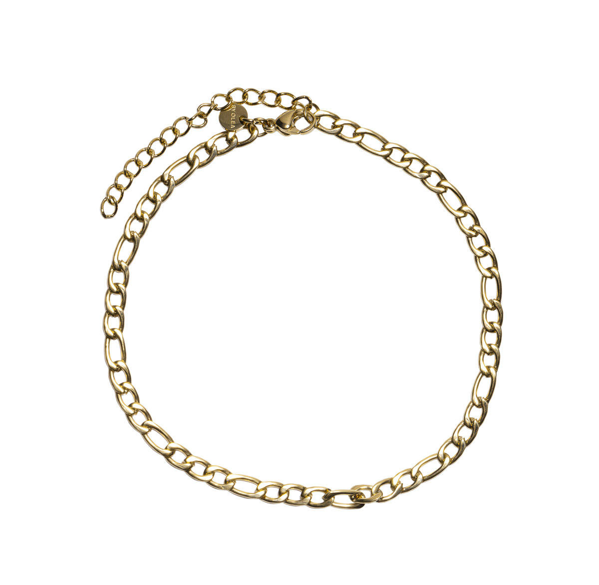 Ankelkjede Gullfarget Stål