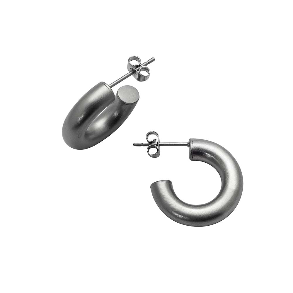 VIBEKE Øreringer Stål