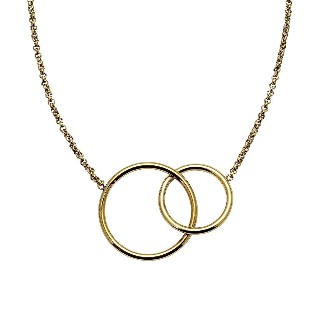 KAREN Halssmykke Gullfarget Stål