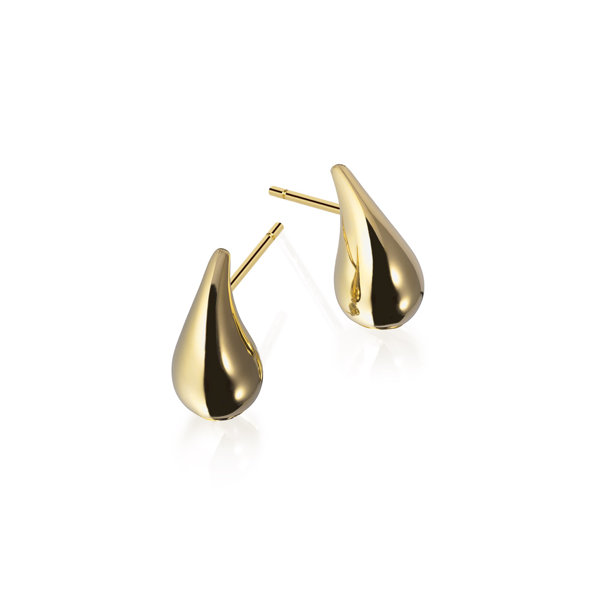 MAJKEN Øredobber 375 Gult Gull