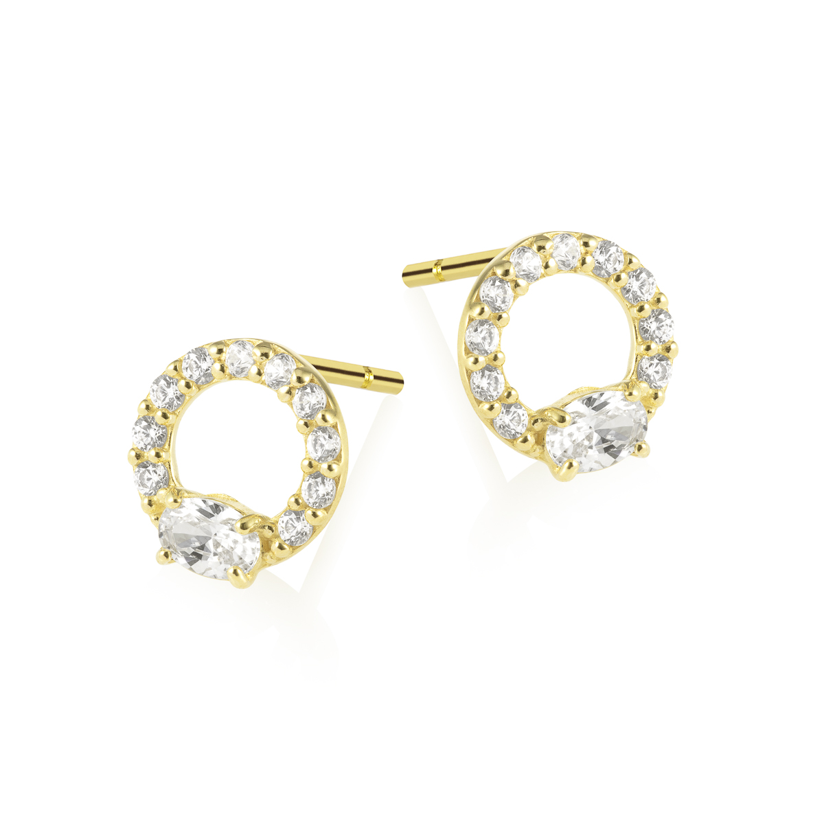 SISSEL Øredobber 375 Gult Gull