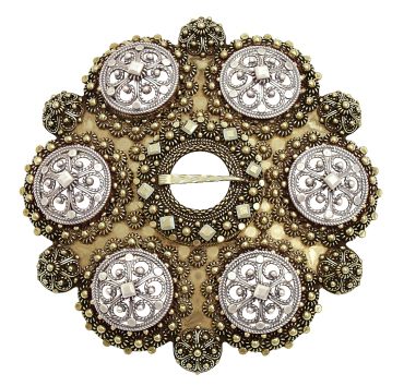 bolesølje, oksidert/gml.forgyl