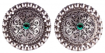 Borer, oksidert m. grøn stein