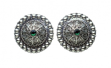 Borer, oksidert m. grøn stein