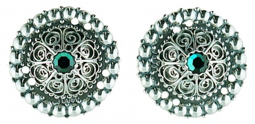 Borer, oksidert m. grøn stein