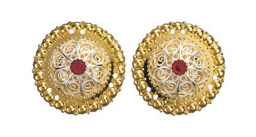 borer til skinnlist, forgylt/k