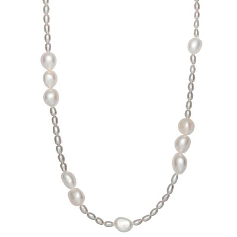 Halskjede Ferskvannsperler 925 Sølv