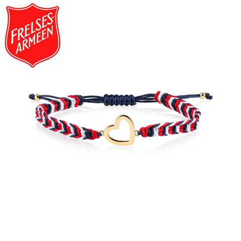 Vennskapsarmbånd Flerfarget 925 Forgylt Sølv