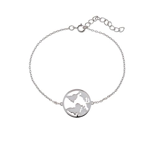 Armbånd Jordklode 925 Sølv