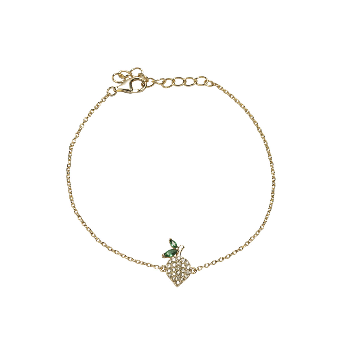 Armbånd Sitron 925 Forgylt Sølv