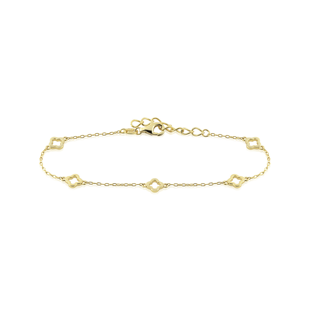 Armbånd 925 forgylt sølv