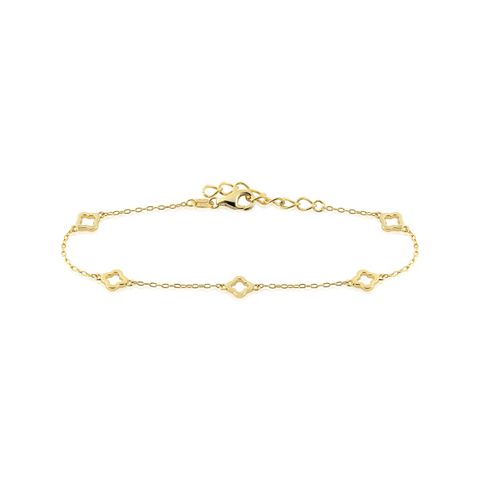 Armbånd 925 forgylt sølv