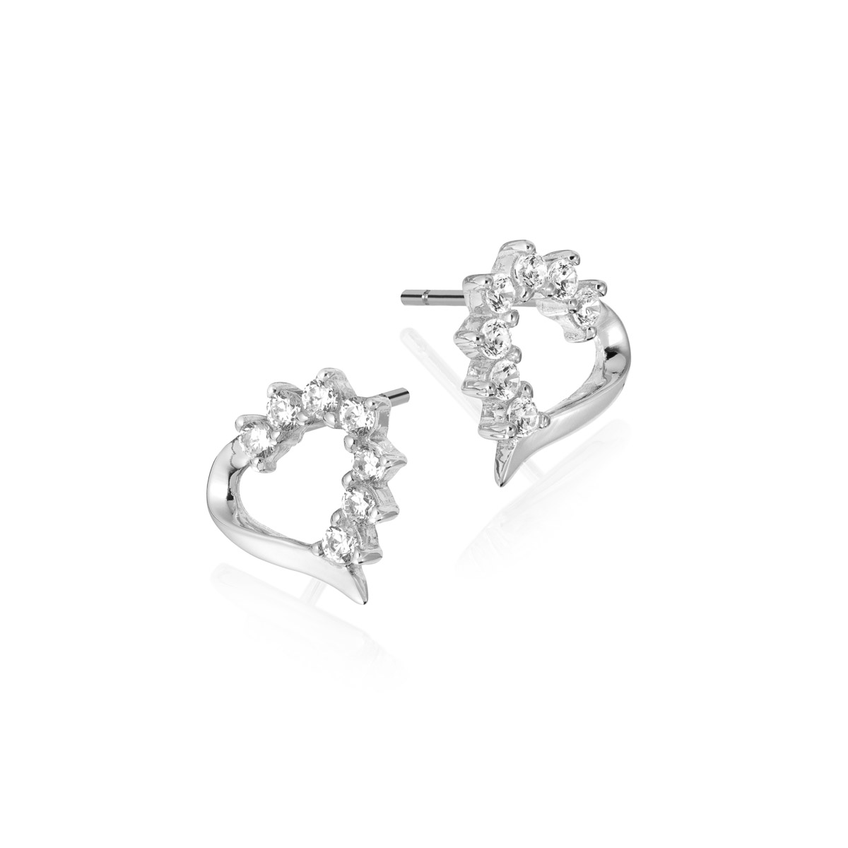 Øredobber Hjerter 925 Sølv