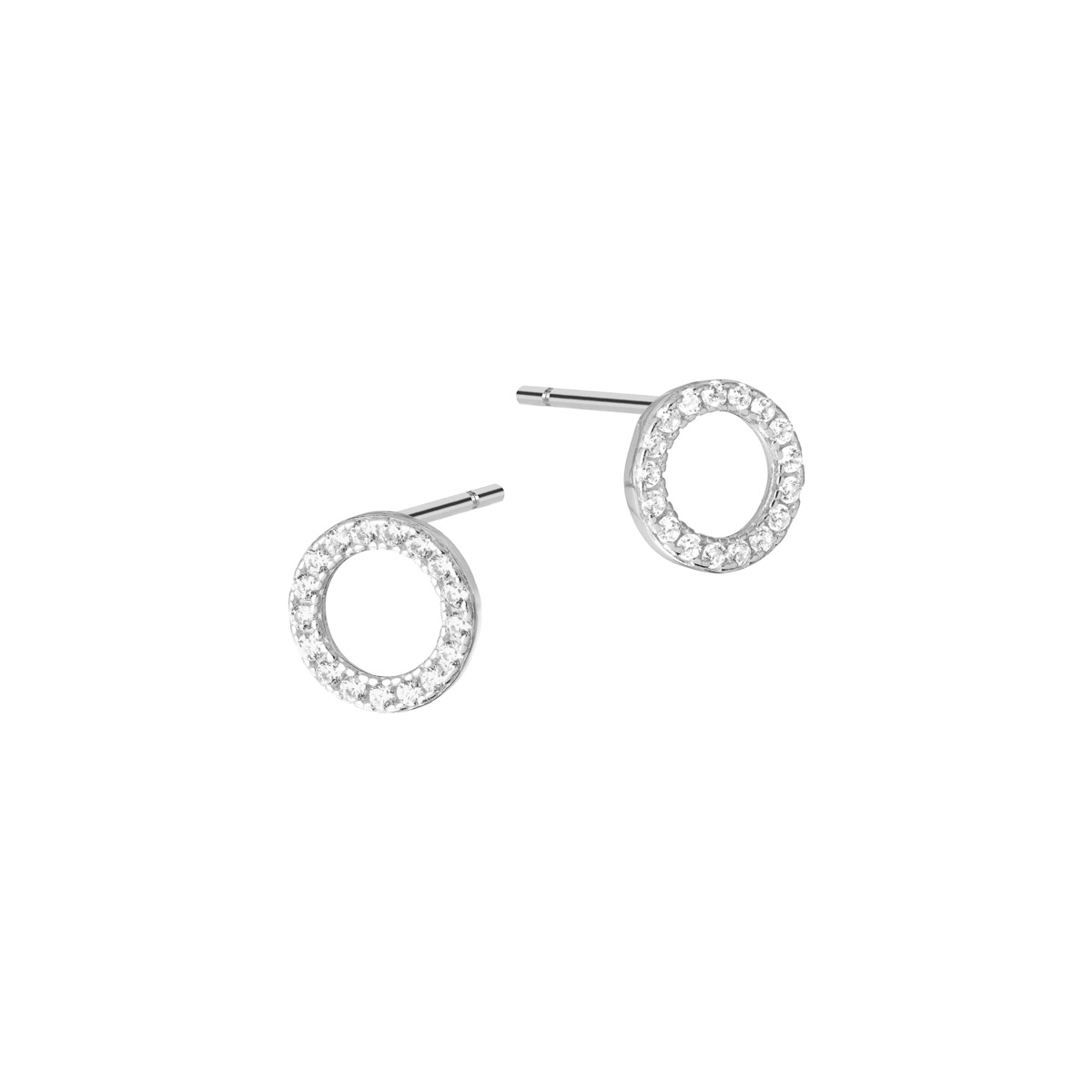 Øredobber Sirkel 925 Sølv