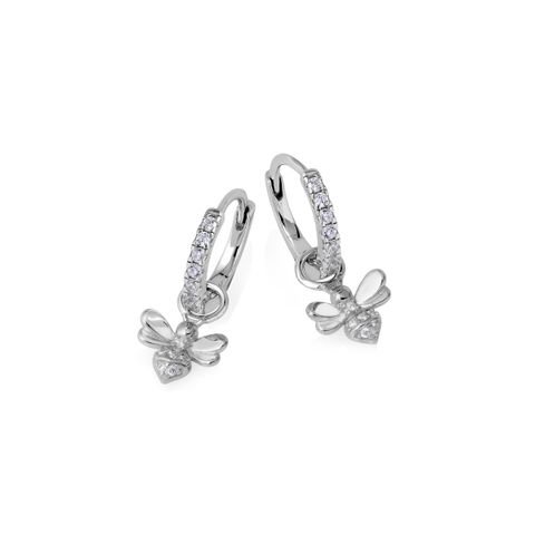 Øreringer Liten Bie 925 Sølv