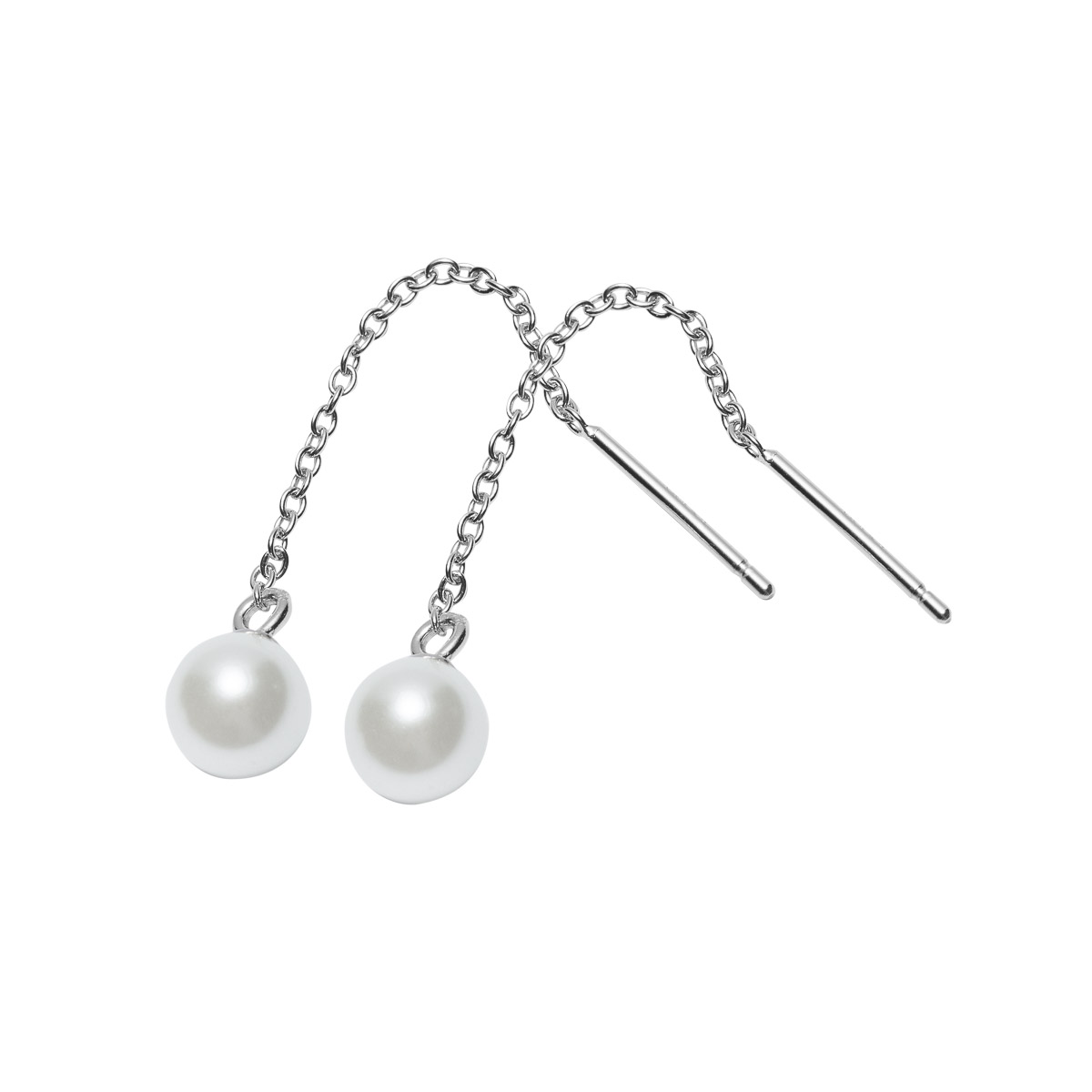 Øredobber Perle Sølv 