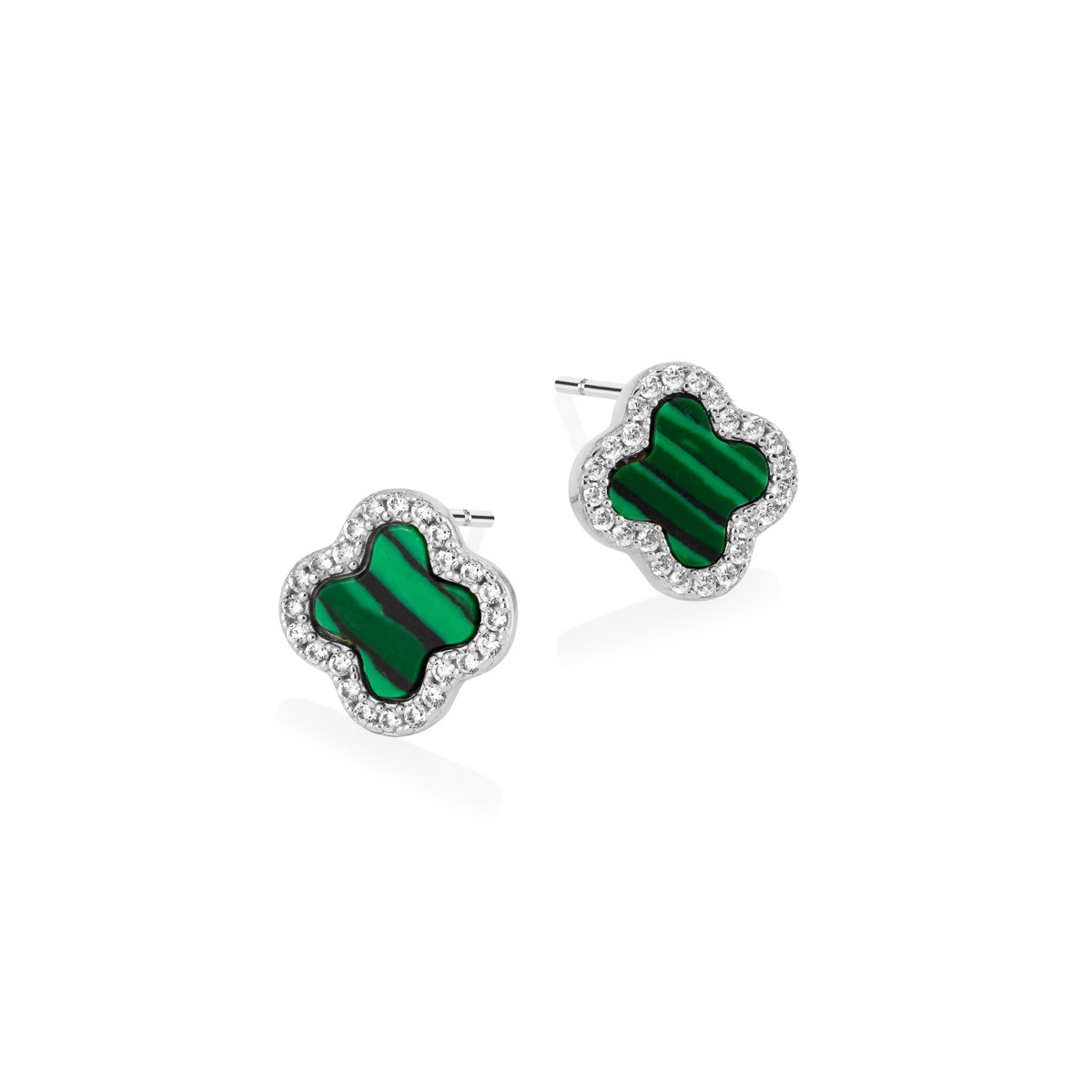 Øredobber Kløver 925 Sølv